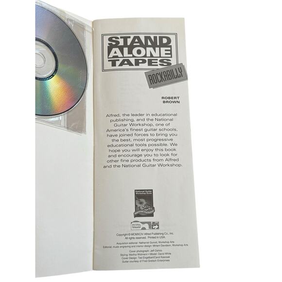 Rockabilly Stand Alone Tapes Practice Music Book CD Guitar Workshop Robert Brown - Picture 4 of 7